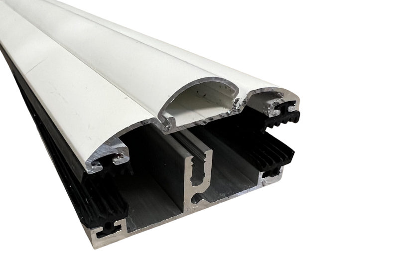 KIT PERFIL UNIVERSAL ALU CON JUNTA SUNWOOD 60mm - Blanco